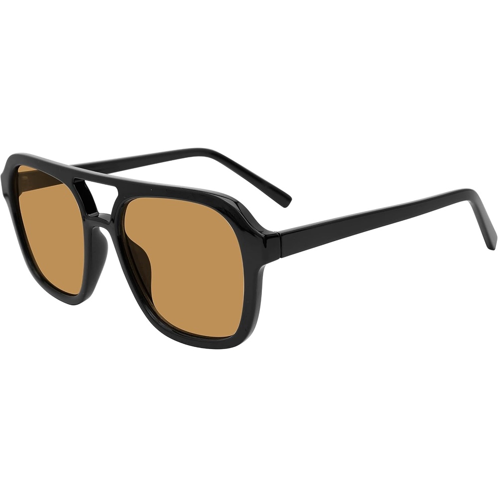 image:imageSteve Madden Womens Female Sunglasses Style Jace Rectangular BlackSolid Orange 56mm 19mm