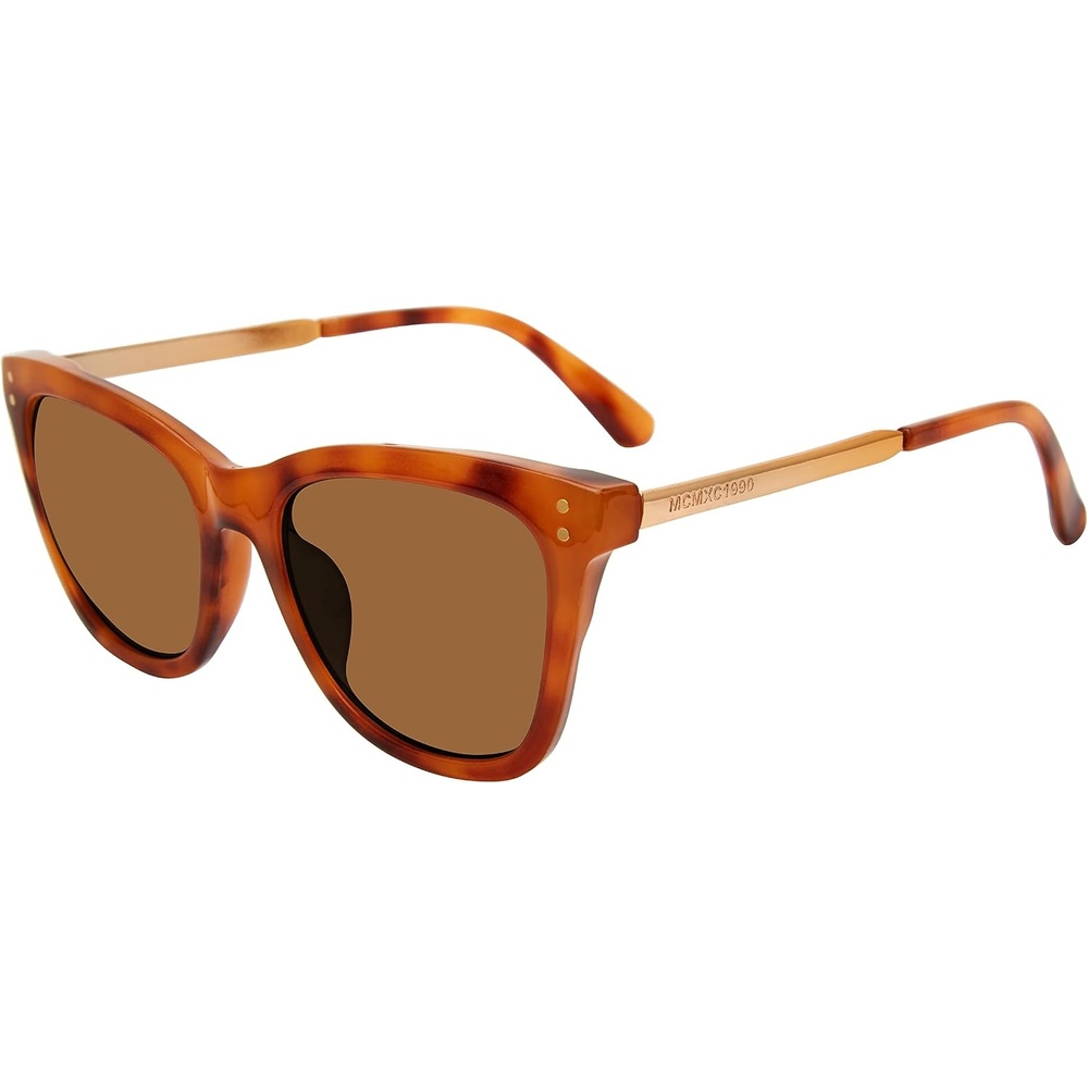 image:imageSteve Madden Womens Female Sunglasses Style Kent Cat Eye Milky PinkShiny Rose GoldBrown Gradient 52mm 20mmTort Misc