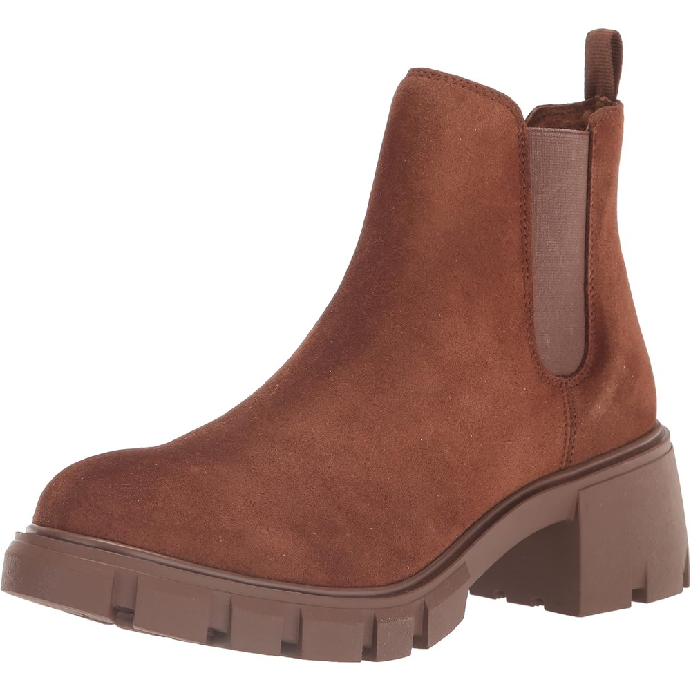 image:imageSteve Madden Womens Howler Ankle BootChestnut Suede Sweater