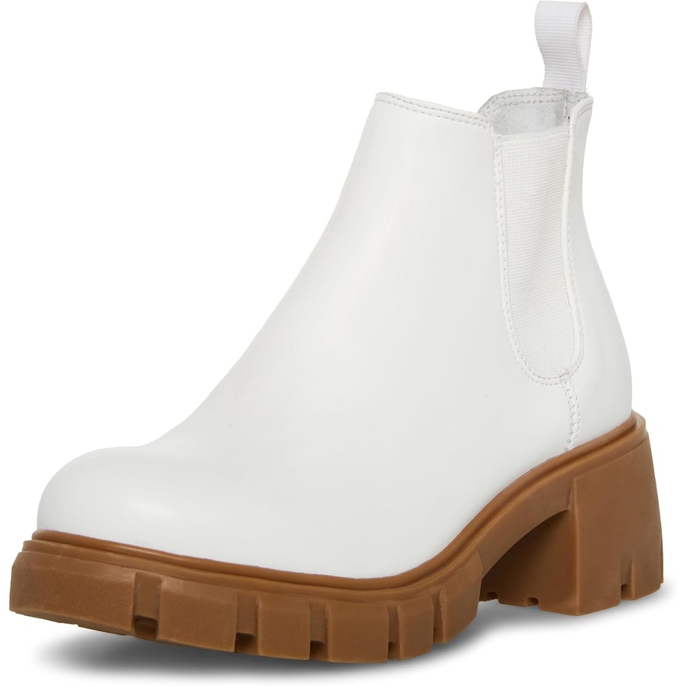 image:imageSteve Madden Womens Howler Ankle BootWhite Tan