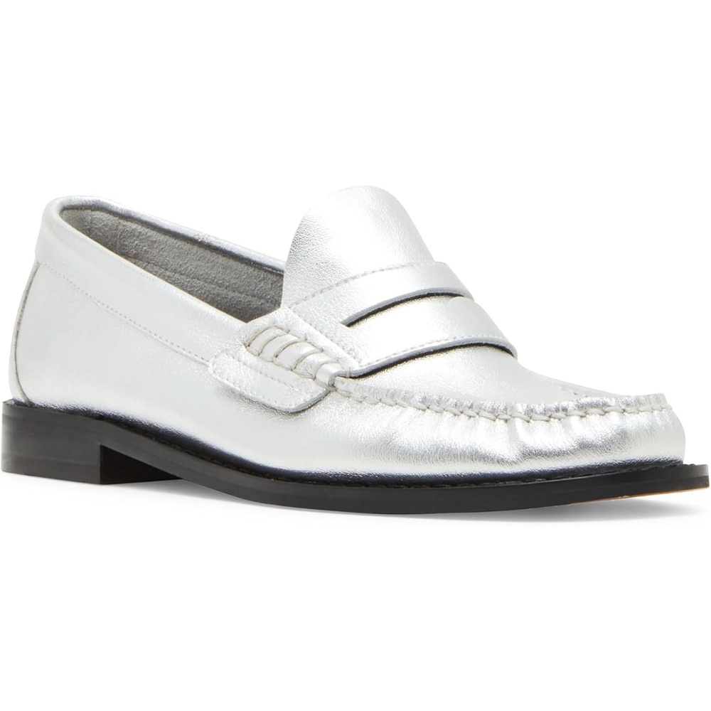 image:imageSteve Madden Womens Kingston LoaferSilver Leather
