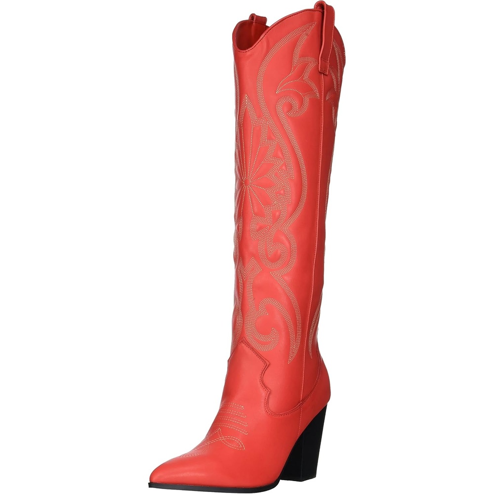 image:imageSteve Madden Womens Lasso Western BootRed Leather