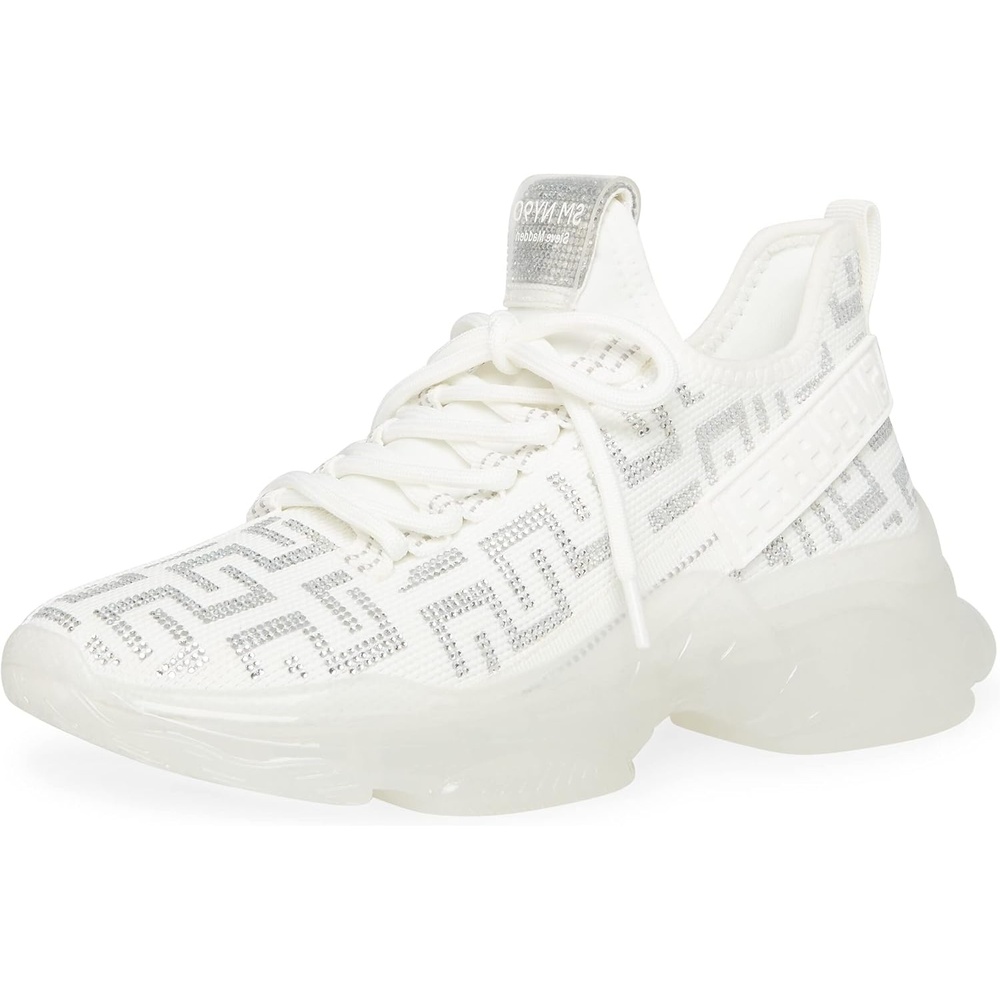 image:imageSteve Madden Womens Maxima SneakerWhiteSilver