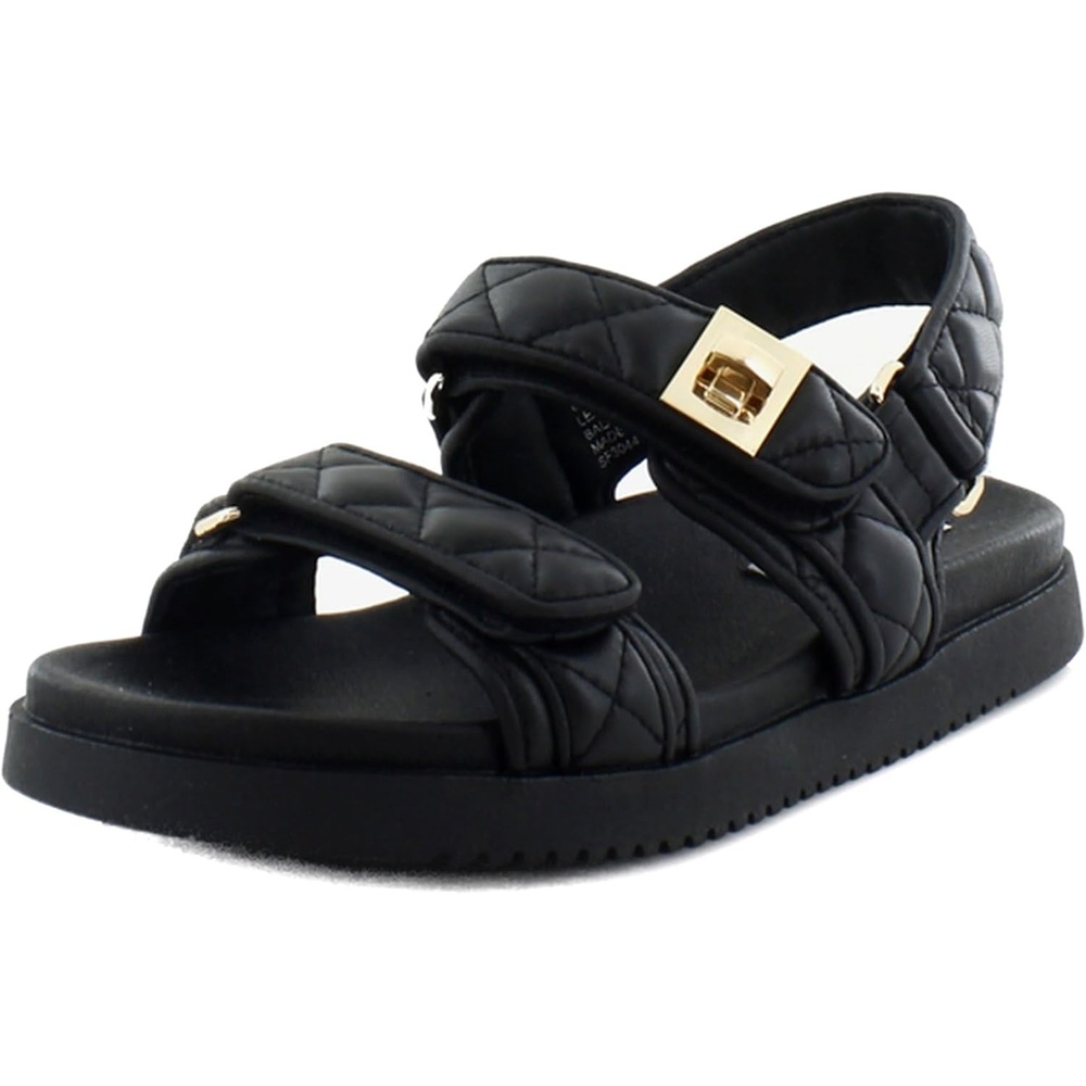 image:imageSteve Madden Womens Mona Black LeatherQuilted