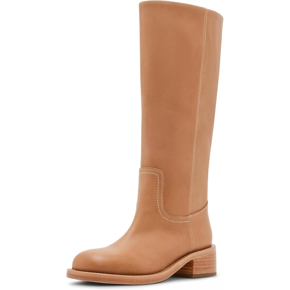 image:imageSteve Madden Womens RiggsBanana Leather Wide Calf
