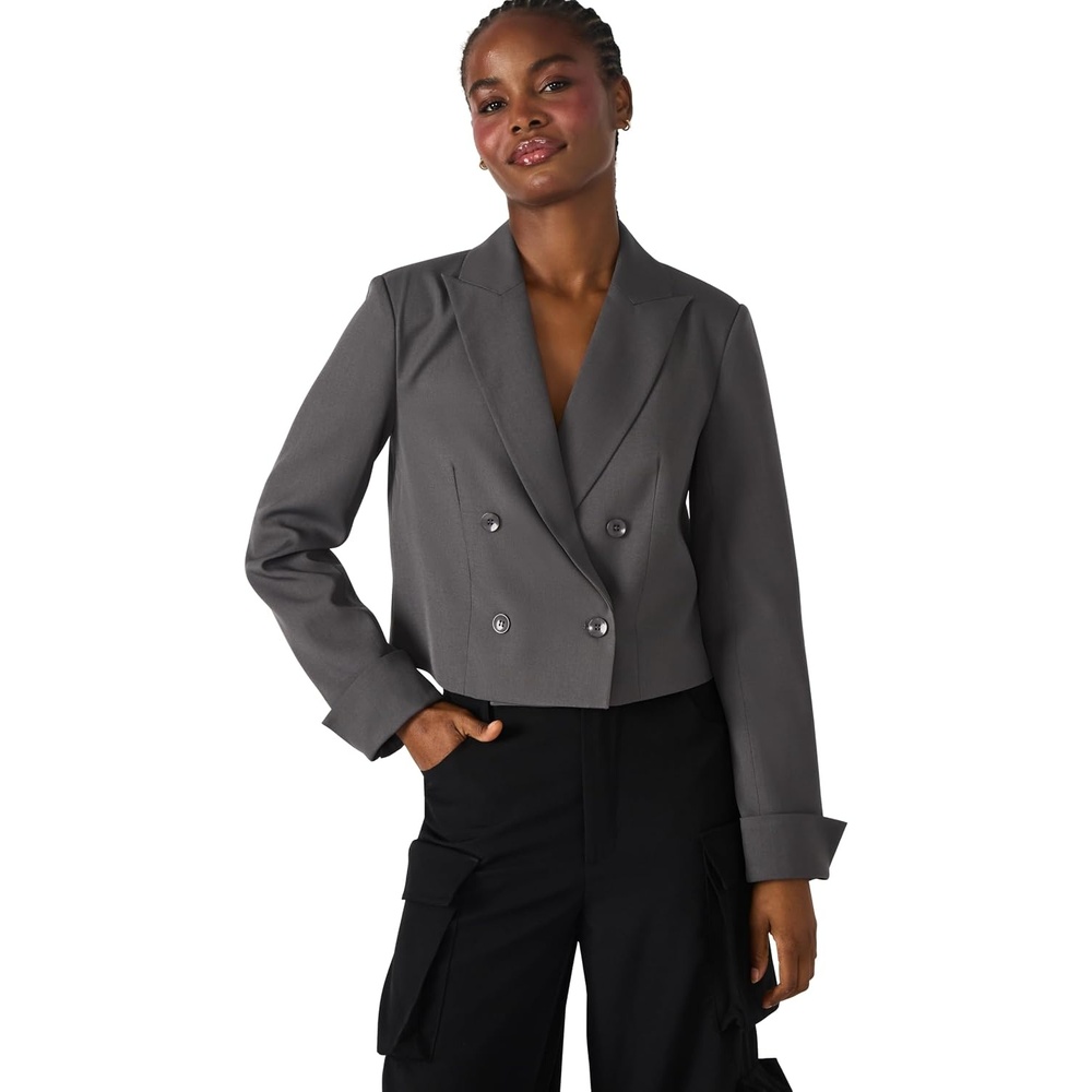image:imageSteve Madden Womens Rowane BlazerBlack