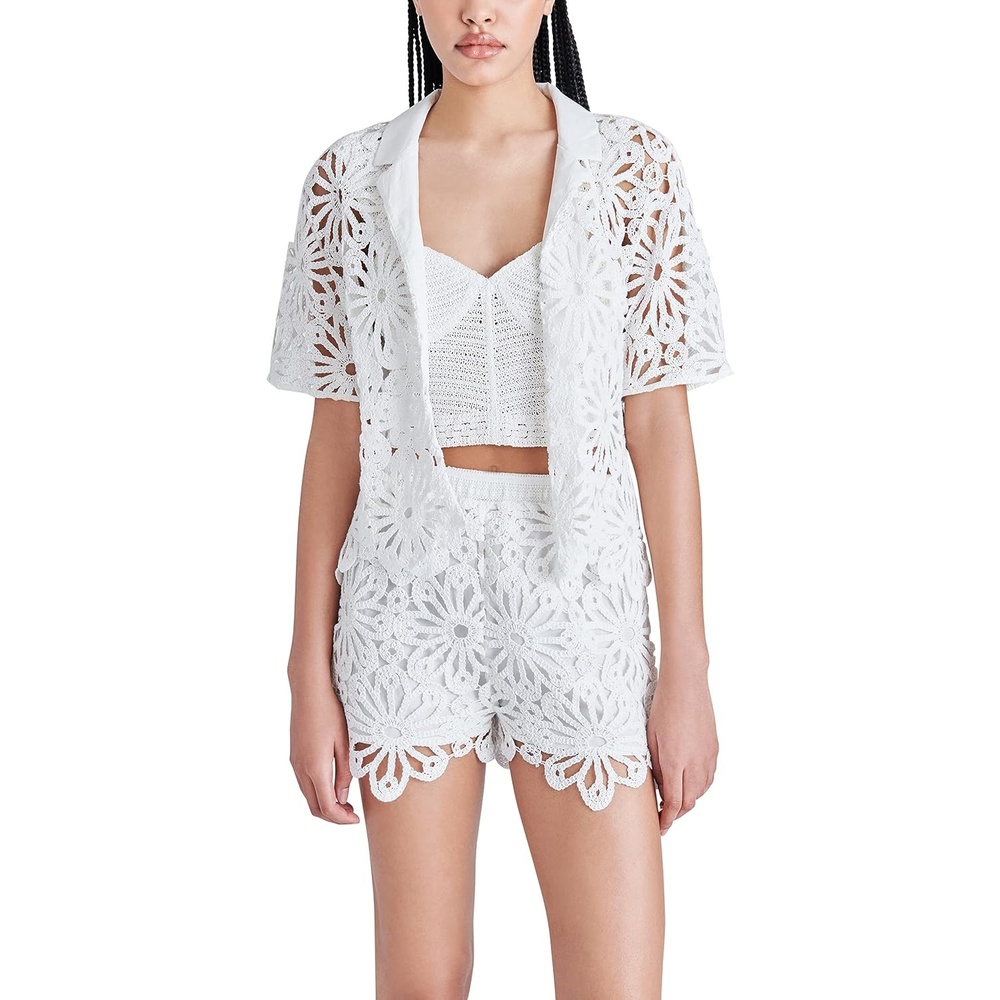 image:imageSteve Madden Womens Steve Madden Apparel Carolyn JacketOptic White