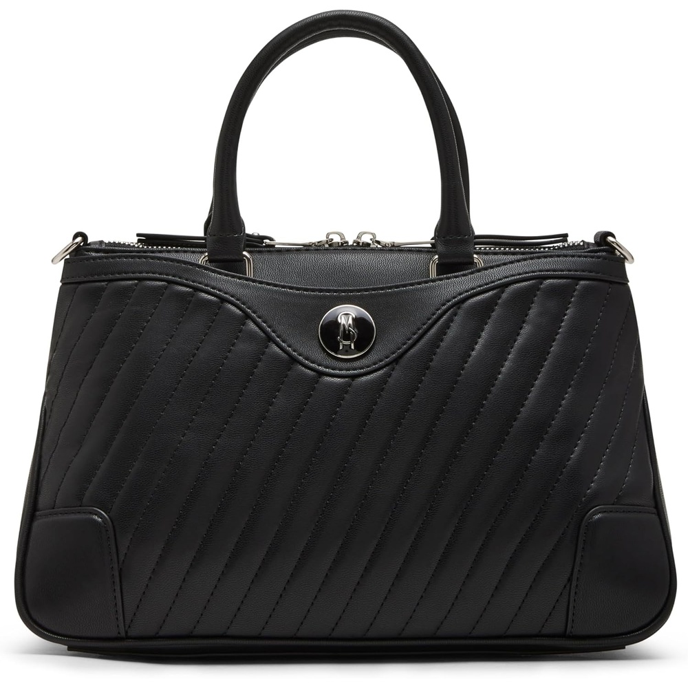 image:imageSteve Madden Womens Steve Madden Veera Diagonal Quilted SatchelBlack