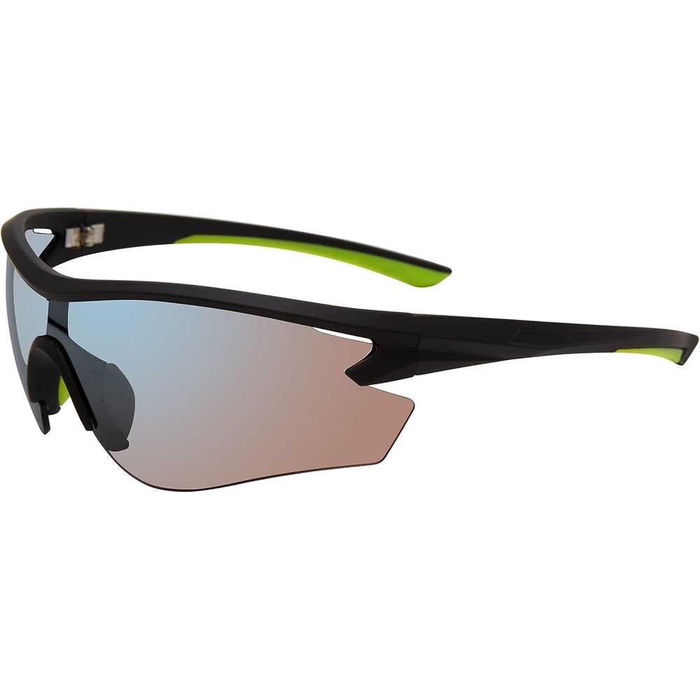 image:imageSteve Madden womens Steve Madden Female Sunglasses Style Gabe Rectangular SunglassesBlackSoft LimeRainbow Mirrored