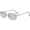 Shiny Silver/Clear Mirrored