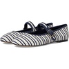 Navy/White Satin