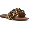 Brown Raffia Beaded