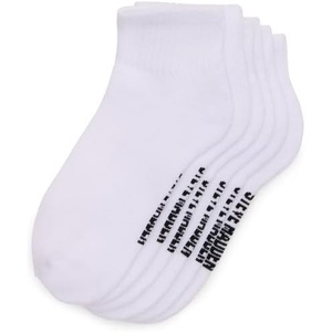 STEVE MADDEN 6PK SOLID QUARTER HALF CUSHION WHITE 6PK 9-11