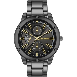 Steve Madden Men’s Bracelet Watch(Dark Gray)