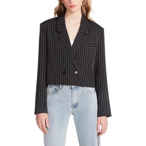 Steve Madden Women’s Apparel Kourtney Blazer(Black)