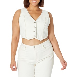 Steve Madden Women’s Apparel Oakland Vest(Cream)