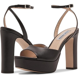 Steve Madden Women’s Assured(Black Leather)