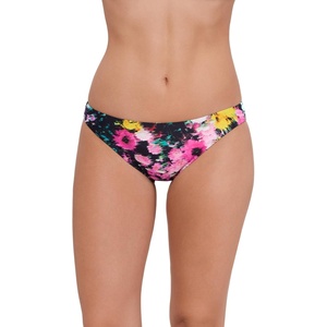 Steve Madden Women’s Basic Full Coverage Hipster Swim Bottom(Dazy Fields)