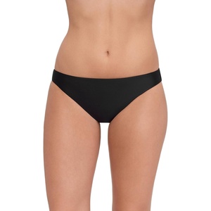 Steve Madden Women’s Basic Full Coverage Hipster Swim Bottom(Shine Bright Raven)