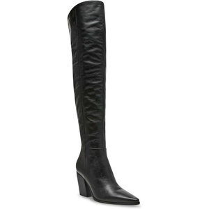 Steve Madden Women’s Bramble(Black Leather)