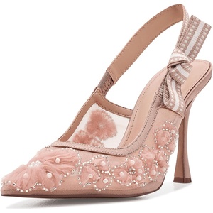 Steve Madden Women’s Bri Pump(Blush Mesh)