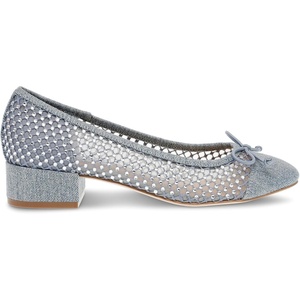 Steve Madden Women’s Cherish Pump(Denim Mesh)