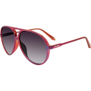 Steve Madden Women’s Decker Sunglasses(Crystal Purple/Smoke Gradient)