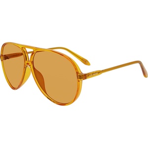 Steve Madden Women’s Decker Sunglasses(Crystal Yellow/Solid Yellow)