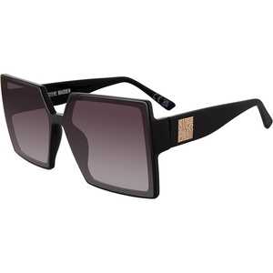 Steve Madden Women’s Deja Sunglasses(Black/Smoke Gradient)