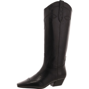Steve Madden Women’s Dollie(Black Leather)