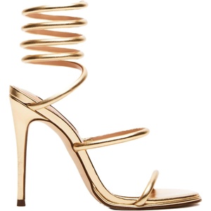Steve Madden Women’s Exotica(Gold Leather)