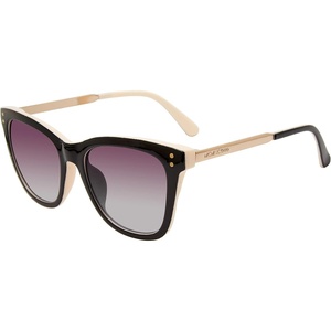 Steve Madden Women’s Female Sunglasses Style Kent Cat Eye, Milky Pink/Shiny Rose Gold/Brown Gradient, 52mm, 20mm(Black Misc.)