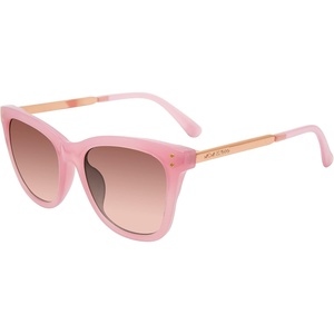 Steve Madden Women’s Female Sunglasses Style Kent Cat Eye, Milky Pink/Shiny Rose Gold/Brown Gradient, 52mm, 20mm(Pink; Fuchsia)