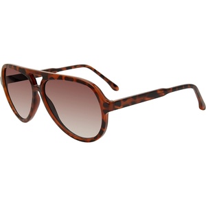 Steve Madden Women’s Female Sunglasses Style Lawson Pilot, Milky Tortoise/Brown Gradient, 59mm, 13mm