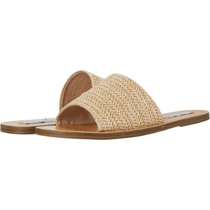 Steve Madden Women’s Grace Slide Sandal(Natural Raffia)