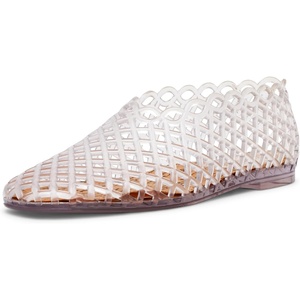 Steve Madden Women’s Grove Ballet Flat(Clear)