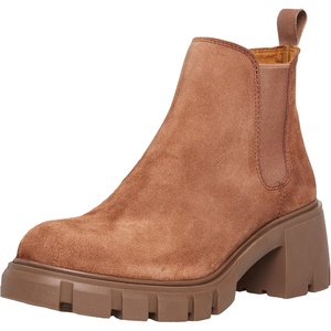 Steve Madden Women’s Howler Ankle Boot(Taupe Suede)