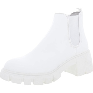 Steve Madden Women’s Howler Ankle Boot(White)