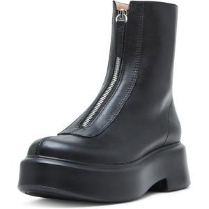 Steve Madden Women’s Jones Ankle Boot(Black Leather)