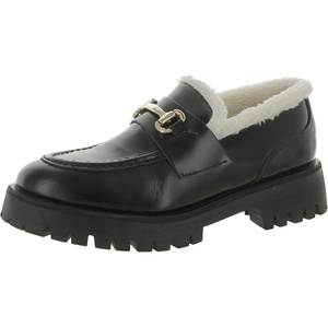 Steve Madden Women’s Lando Loafer(Black Fur 2)