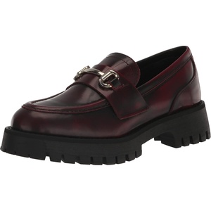 Steve Madden Women’s Lando Loafer(Burgundy)
