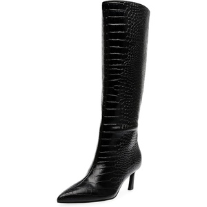 Steve Madden Women’s Lavan(Black Croco)