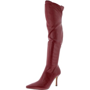 Steve Madden Women’s Lorinda Over the Knee Boot(Red)