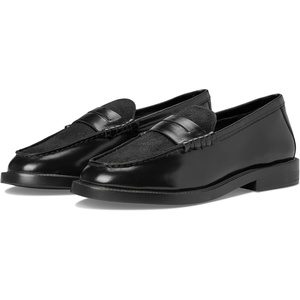Steve Madden Womens Madison(Black Leather)