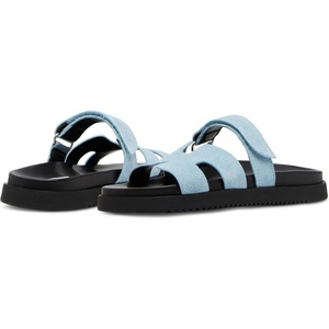 Steve Madden Women’s Mayven Sandal(Baby Blue Suede)