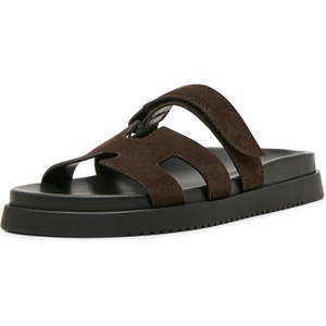 Steve Madden Women’s Mayven Sandal(Chocolate Brown Suede)