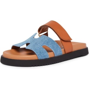 Steve Madden Women’s Mayven Sandal(Denim Multi)