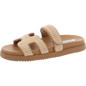 Steve Madden Women’s Mayven Sandal(Natural Raffia)
