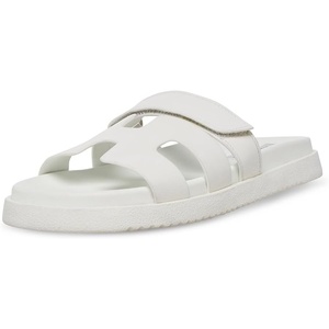 Steve Madden Women’s Mayven Sandal(White Leather)