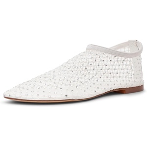 Steve Madden Women’s Mino Ballet Flat(Pearl)